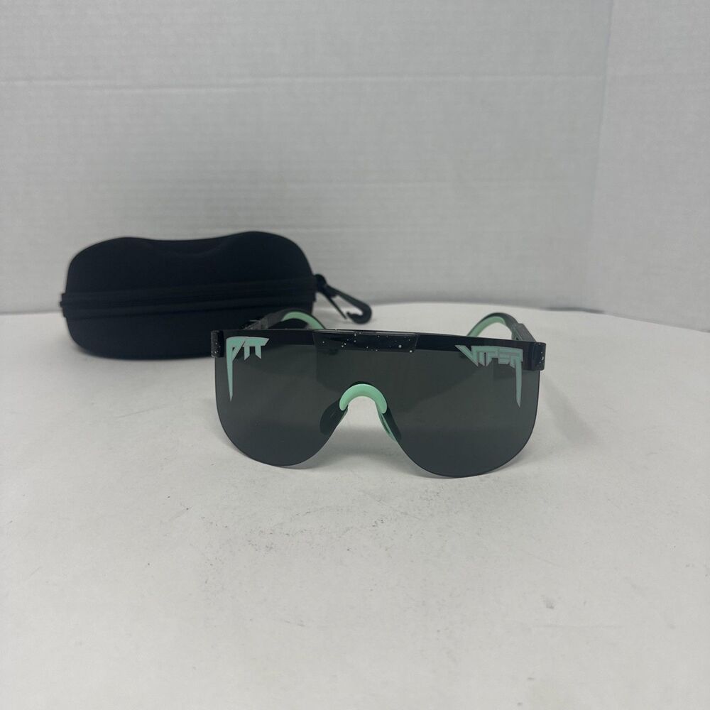 Pit Viper The Thundermint Elliptical Sunglasses Adjustable Frame With Case
